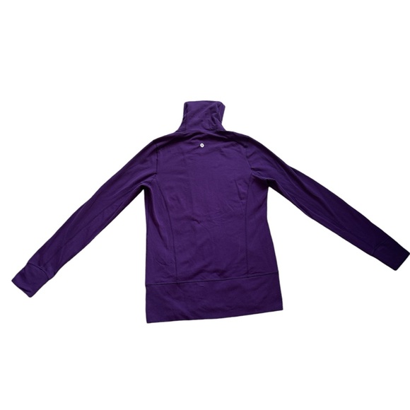 Lululemon Origami Stride Full Zip Athletic Sweatshirt Jacket Purple Size 6 - Picture 2 of 5